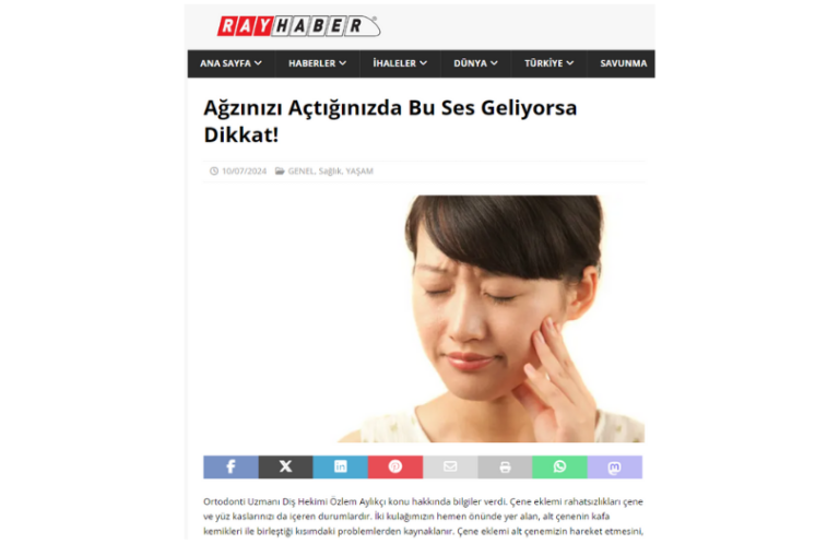 Agzinizi Actiginizda Bu Ses Geliyorsa Dikkat dr ozlem aylikci eklem hastaliklari doktoru