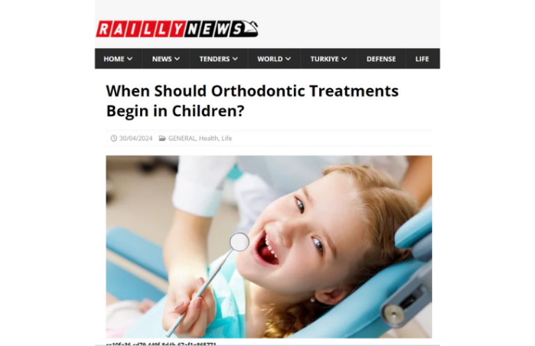 Ortodonti Uzmanı Dr. Özlem Aylıkcı When Should Orthodontic Treatments Begin in Children?